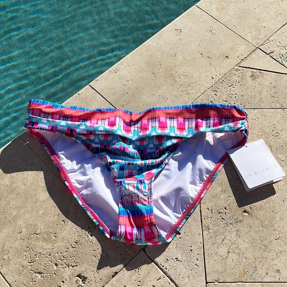 LA BLANCA NWT Bikini Bottom - Size 8 - Picture 3 of 8